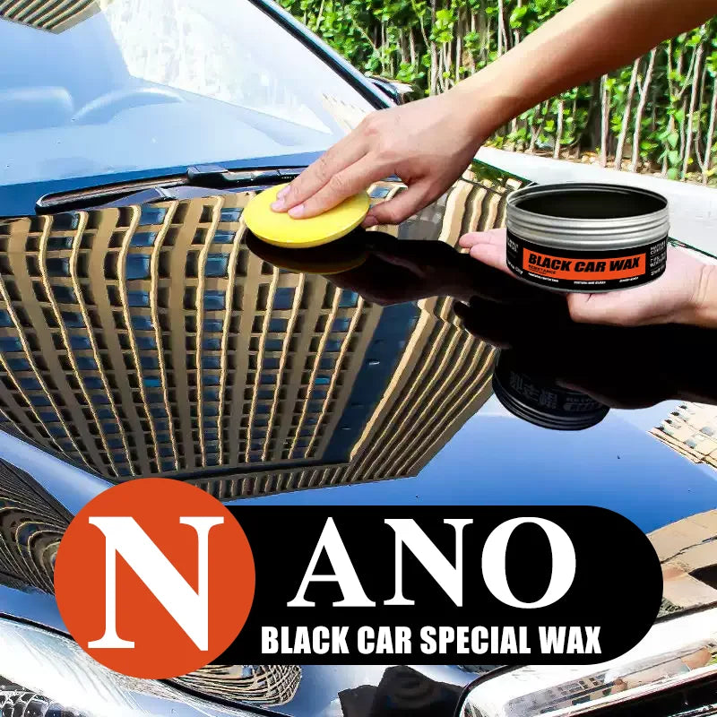 Black Car Wax 55g Nano Polishing Paste Scratch Repair & Hydrophobic Coating