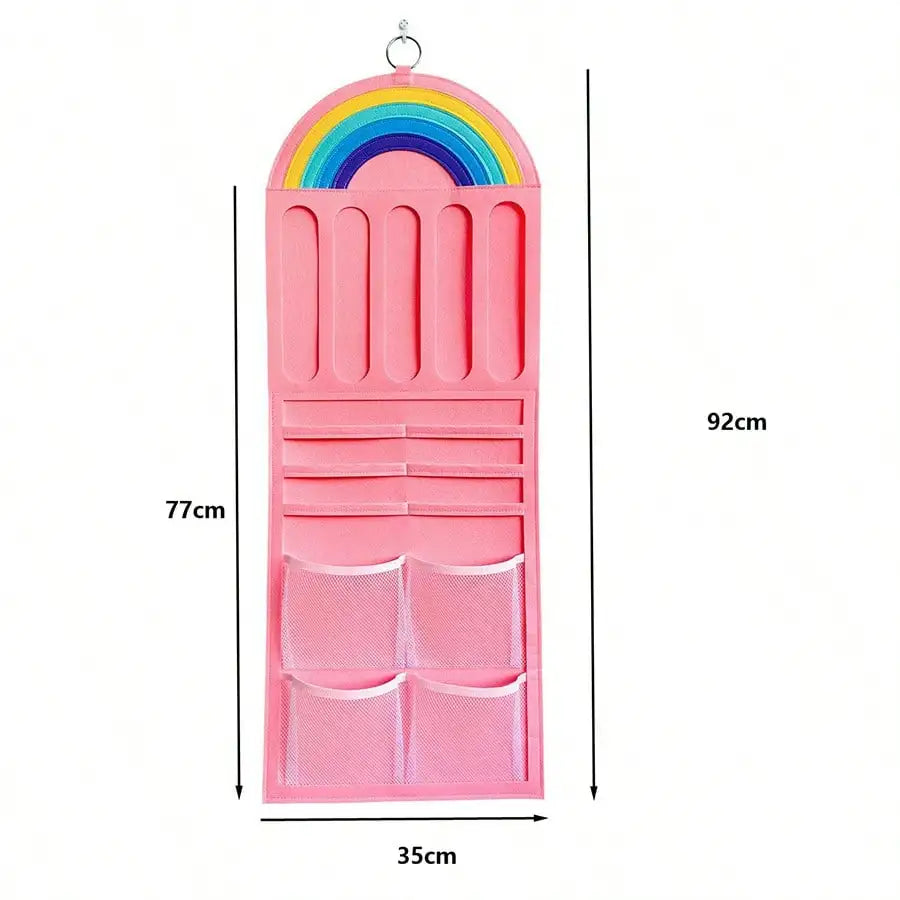 Children Hair Bows Holder Hanging Bag Wall Organizer for Hair Ties & Headbands