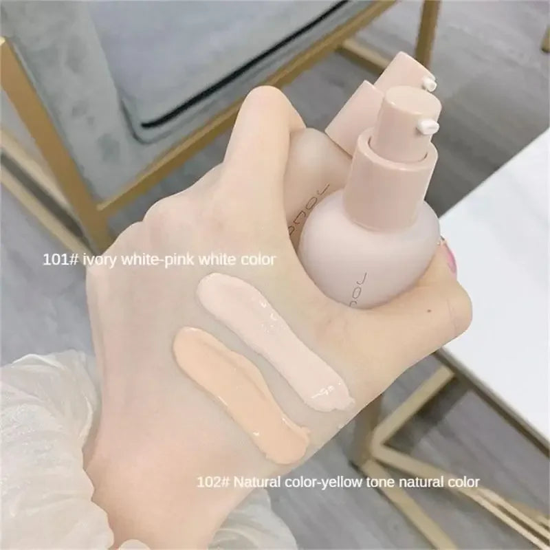 Liquid Foundation 40ml Brightening & Oil-Control Face Makeup with Long-Lasting Coverage
