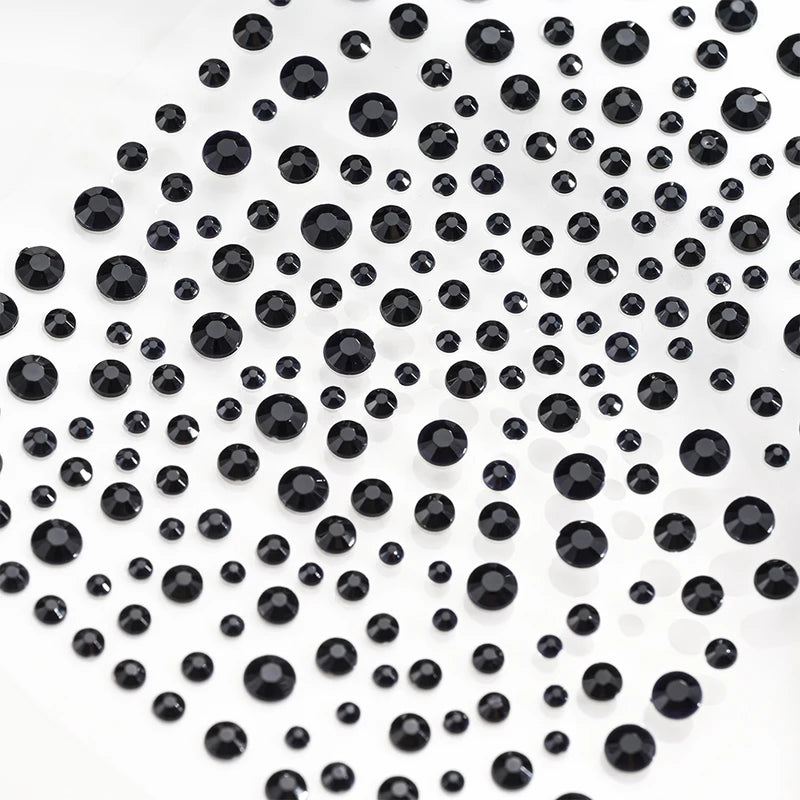Face Gem Makeup Stickers 3D Rhinestone Self-Adhesive Eye Decor Kit