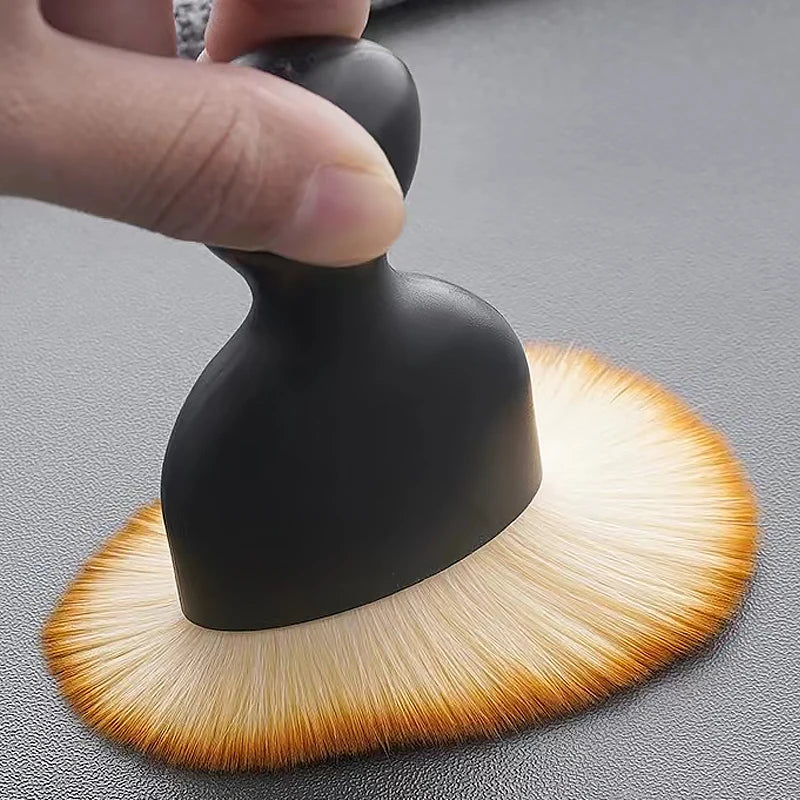 Car Interior Cleaning Brush Soft Fur Dust and Crevice Detailing Tool
