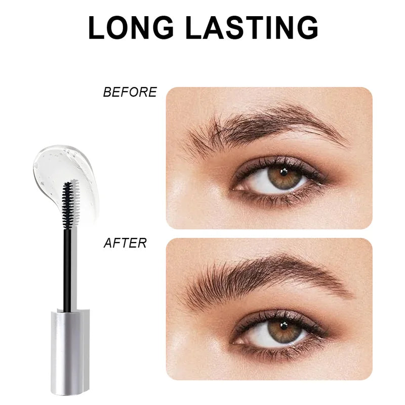 Waterproof Eyebrow Gel - Smudge-Proof Long-Lasting Hold for Natural Look