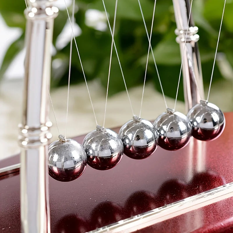 Newton Cradle Metal Balance Balls Desk Toy Stress Relief Home Office Decor