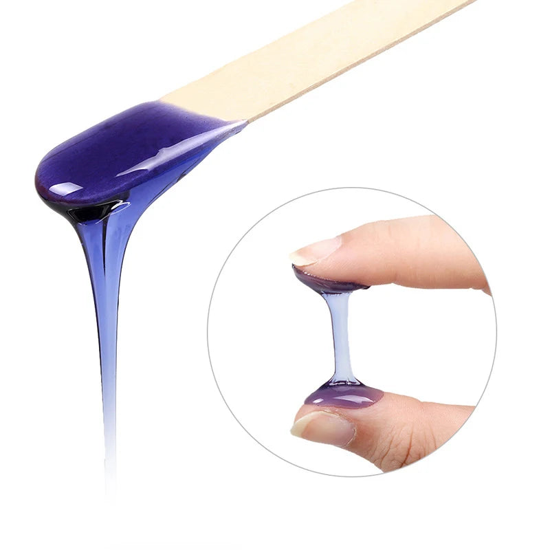 Depilatory Hard Wax Beans for Body Hair Removal - Painless Hot Wax