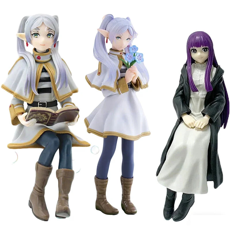 14cm Anime Girl Action Figure - Frieren Beyond Journey's End Noodle Stopper Collectible Model Toy