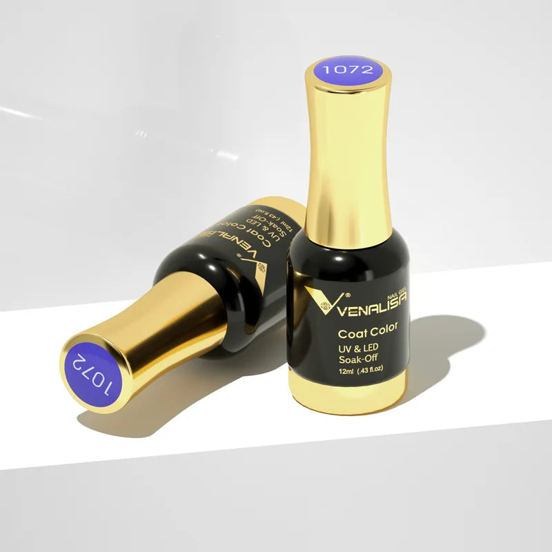 12ml Semi Permanent Nail Gel Polish - TPO Free Pastel Glitter UV LED Varnish