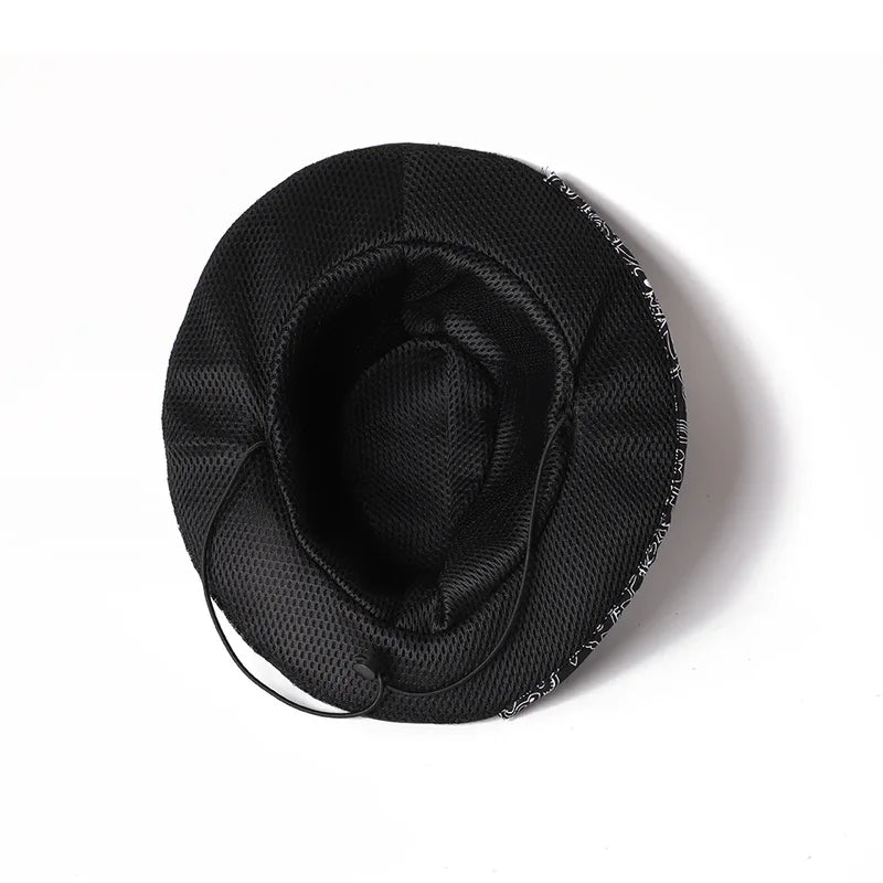 Halloween Skull Cowboy Hat Ball Hat Reaper Party Costume Accessory
