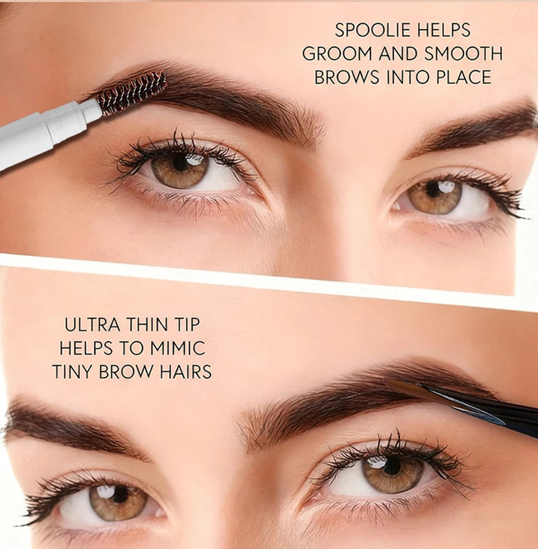 Waterproof Dual-Ended Eyebrow Pencil with Custom Logo - Vegan Makeup Tool