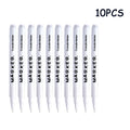 White Acrylic Paint Marker Set Waterproof & Quick-Drying for DIY Art & Fabric