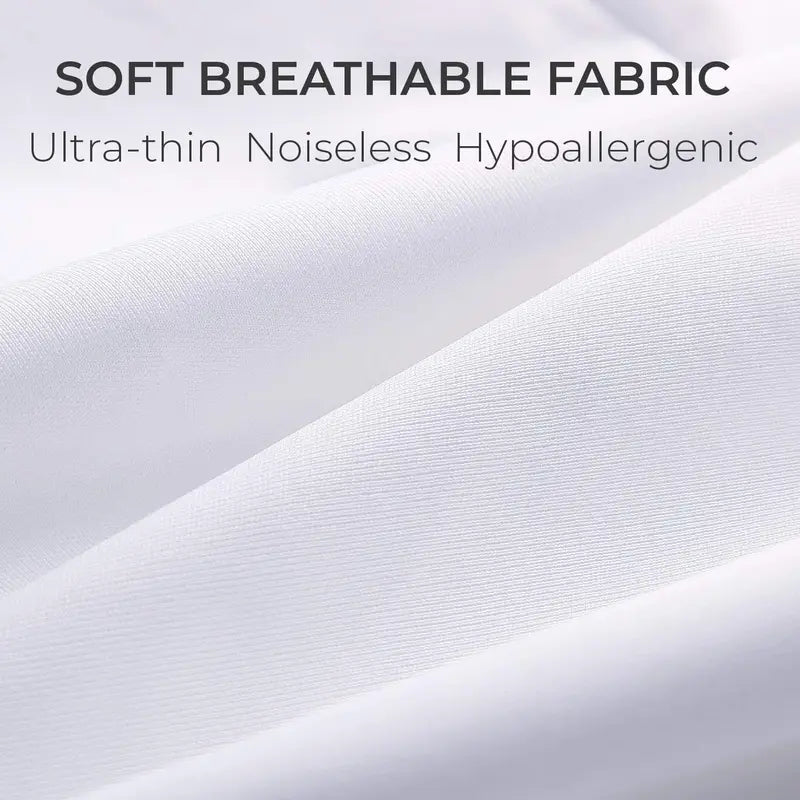 Baby Waterproof Mattress Protector Fitted Sheet Breathable Noiseless Crib Toddler Cover