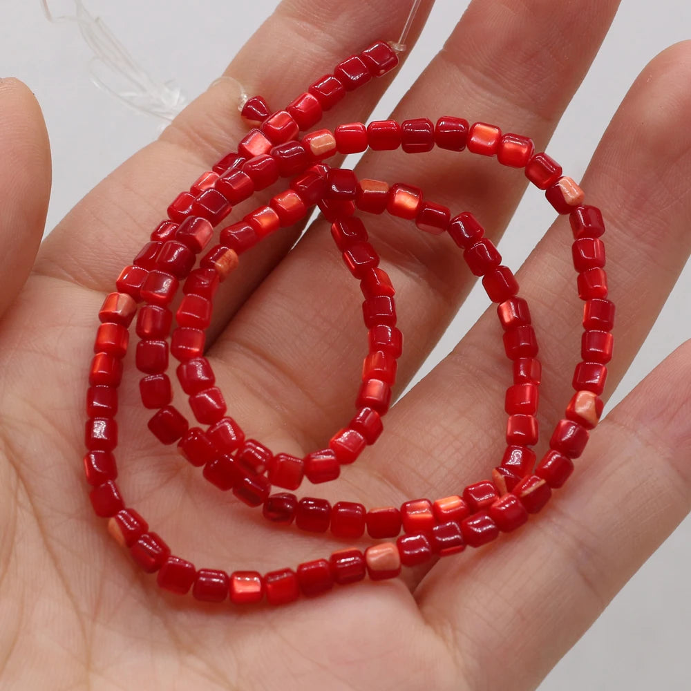 Natural Mother of Pearl Sea Shell Beads for Jewelry Making DIY Bracelets & Necklaces