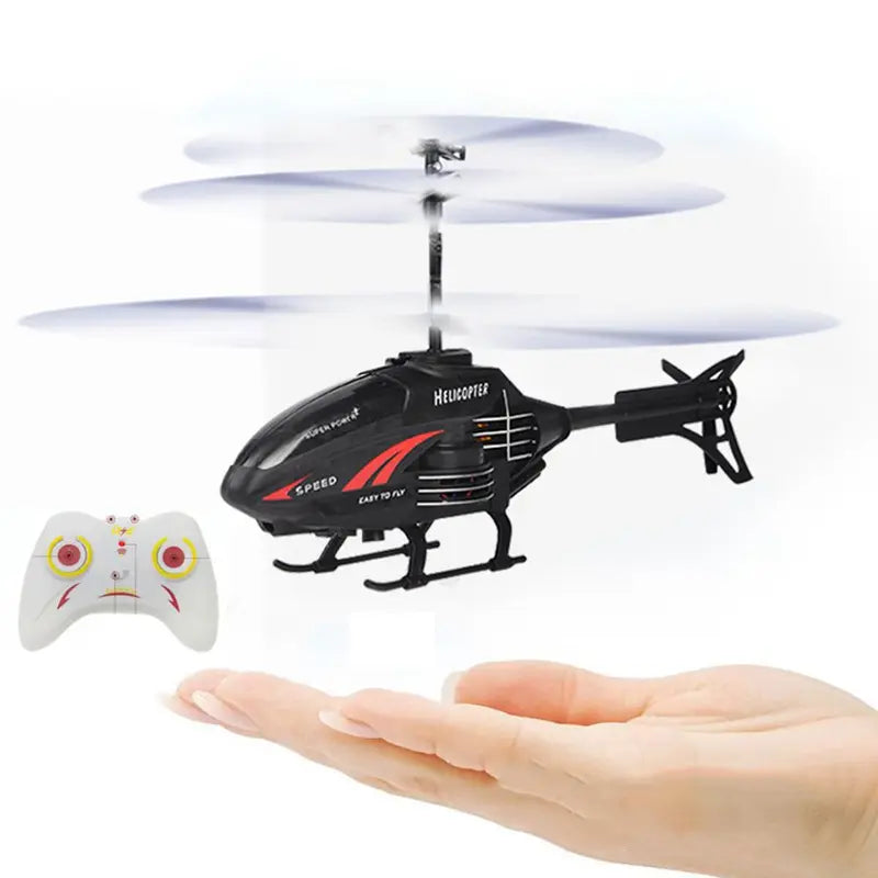 Mini Flying Helicopter Toy Remote Control Aircraft Rechargeable IR Sensor