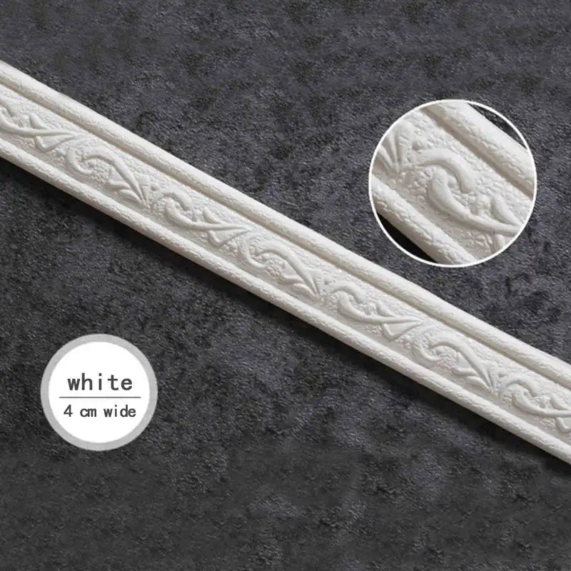 Self-Adhesive Waterproof Wall Border Strip 230cm for Home Decor