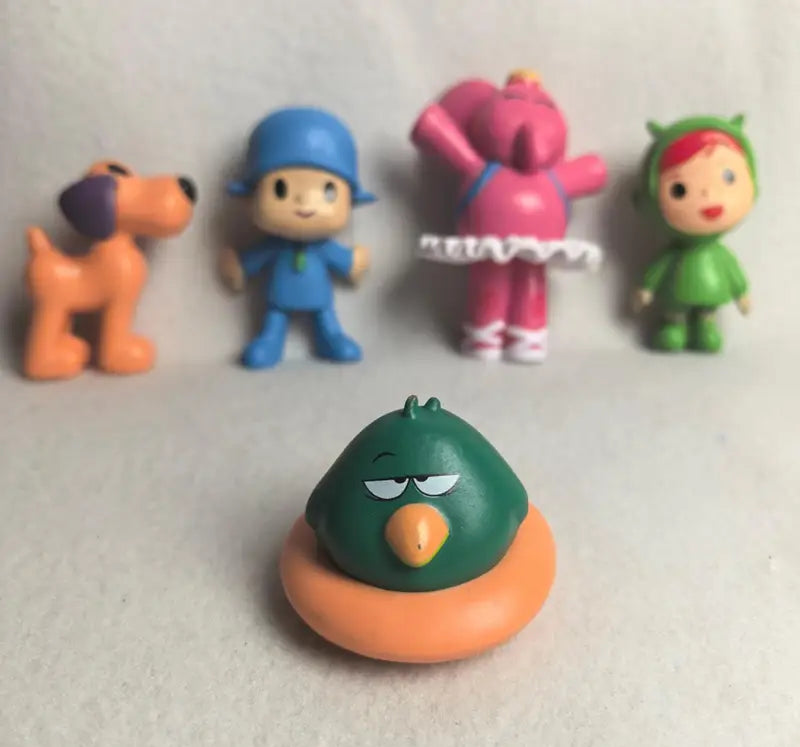 7Pcs Animal Toy Set with Bird, Duck, Elephant & More - Cute PVC Figures