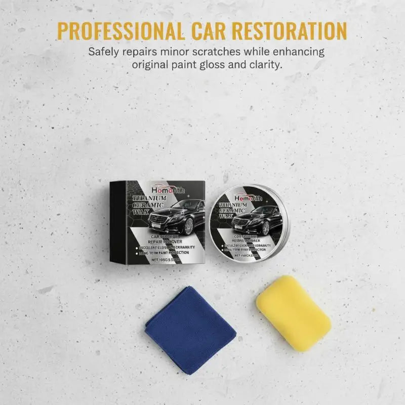 Car Paint Remover Ceramic Wax 100g Protective Coating Gloss Polish Rain Repellent