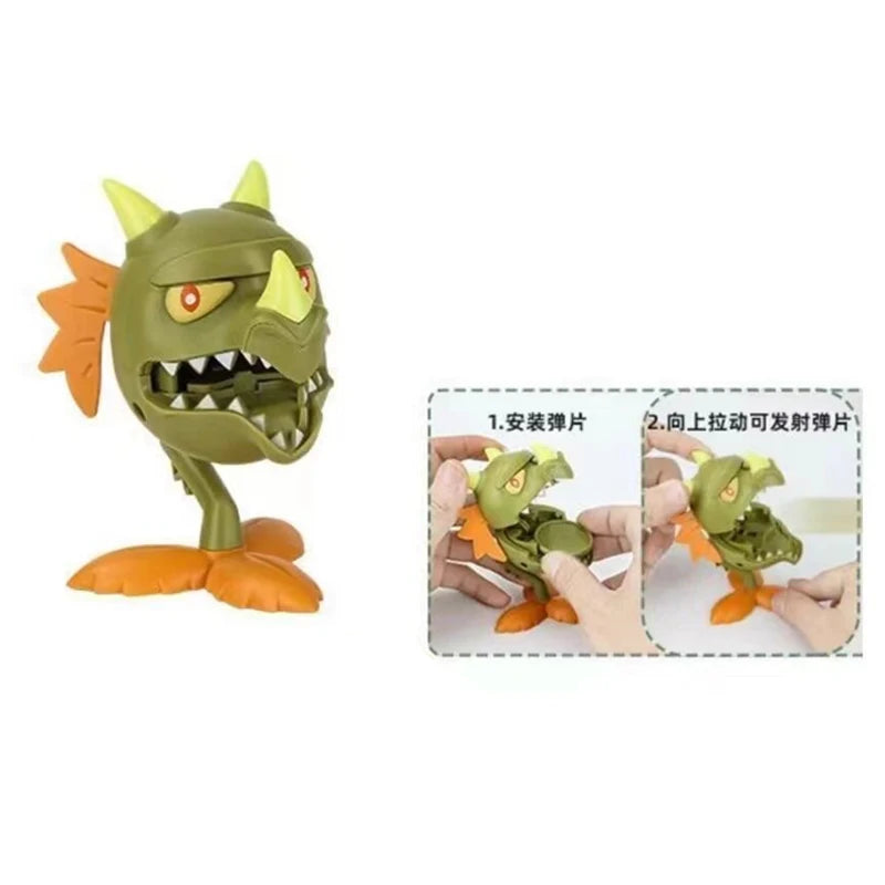 Plants vs Zombies Pea Shooter Boss Action Figure Toy - Kids Gift, PVC Material