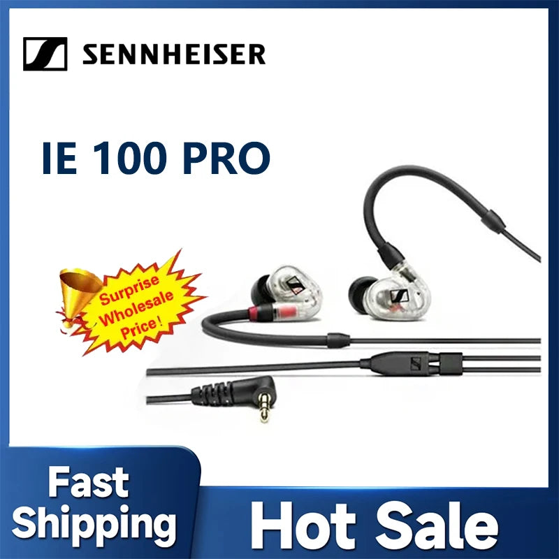 In-Ear Monitor Headphones Wired HiFi Earbuds for Studio & Stage - Black, Gray, White