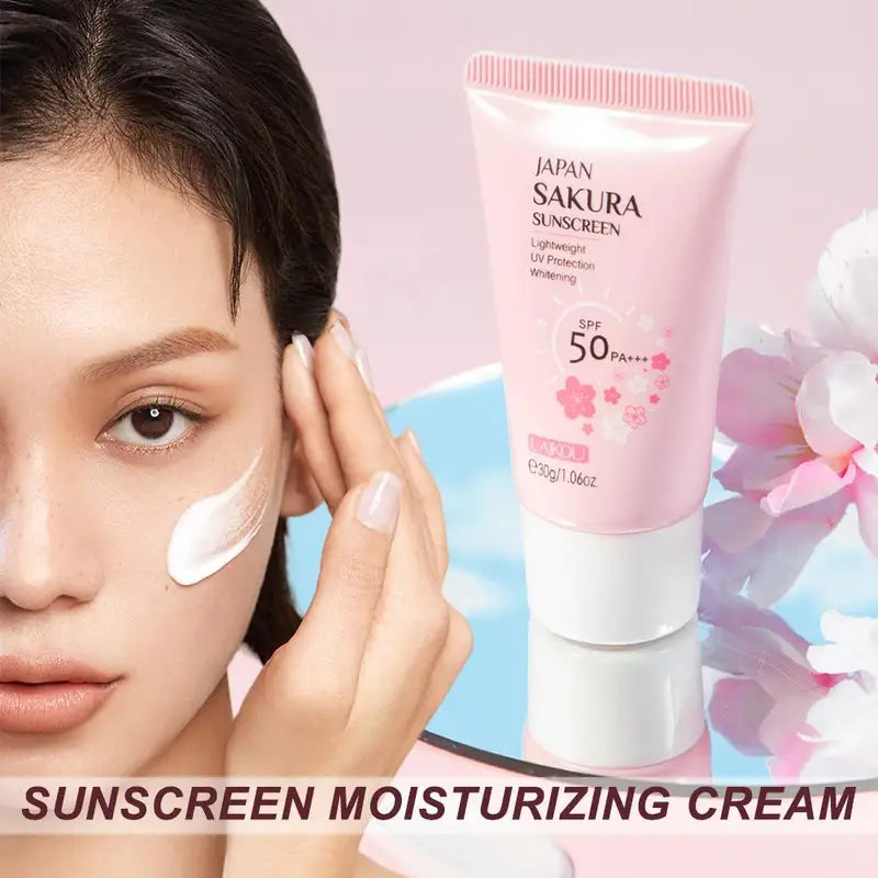 SPF50 Sunscreen Cream for Face & Body, Moisturizing UV Protection Lotion