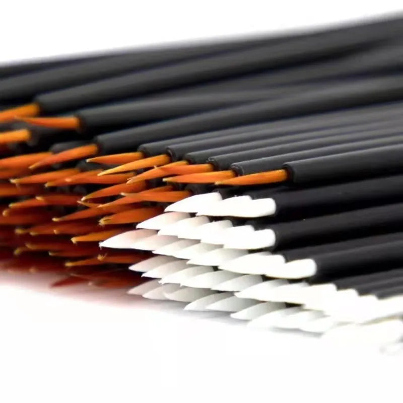 Disposable Nail Art & Makeup Brushes Set - Manicure, Eyeliner, Painting Tools