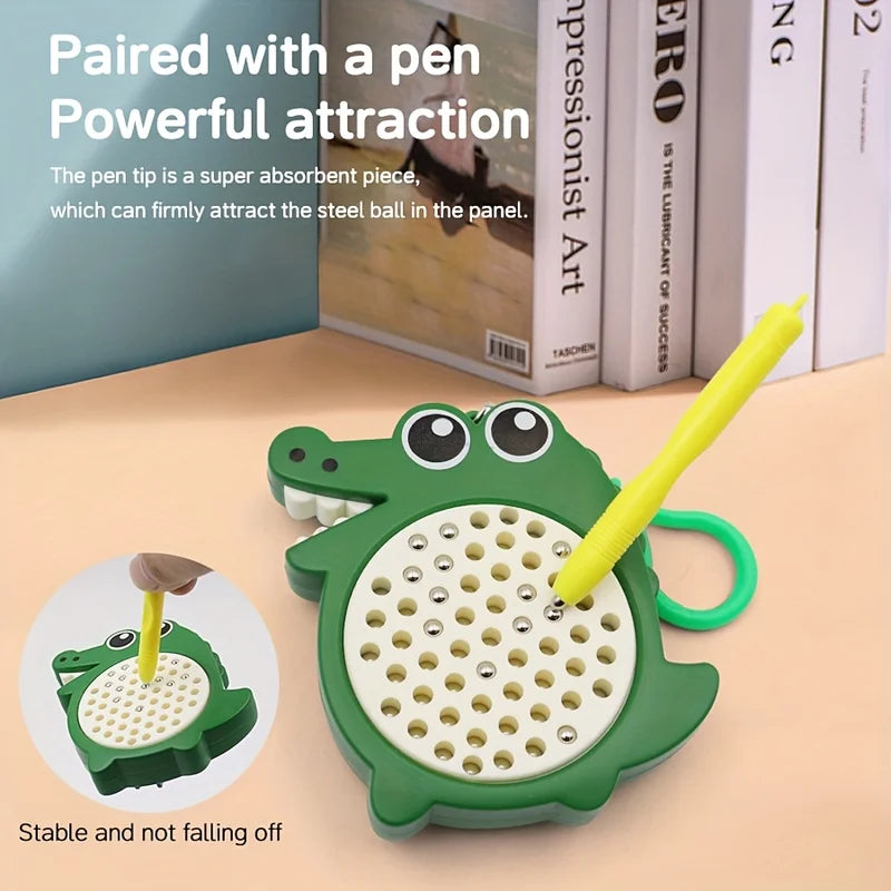 Magnetic Drawing Board for Kids - Magnetic Steel Ball Sketch Pad with Stylus