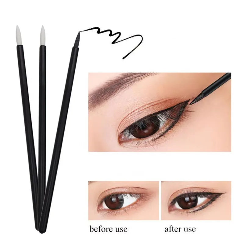 Disposable Nail Art & Makeup Brushes Set - Manicure, Eyeliner, Painting Tools