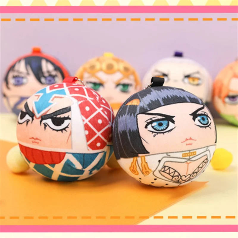Anime Bruno Buccellati Abbacchio Cosplay Badge Keychain Plush Pendant