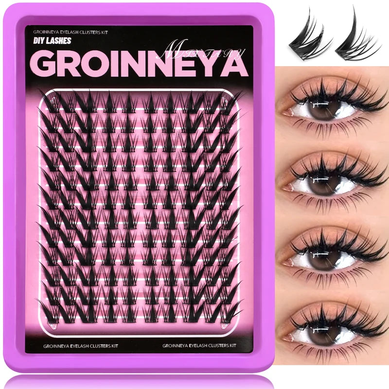 DIY Lash Clusters Mixed Tray for Natural & Dramatic Eye Looks