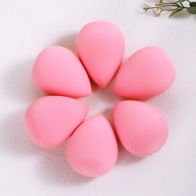 6PCS Water Drop Makeup Sponges, Beauty Egg Applicators for Concealer & Powder
