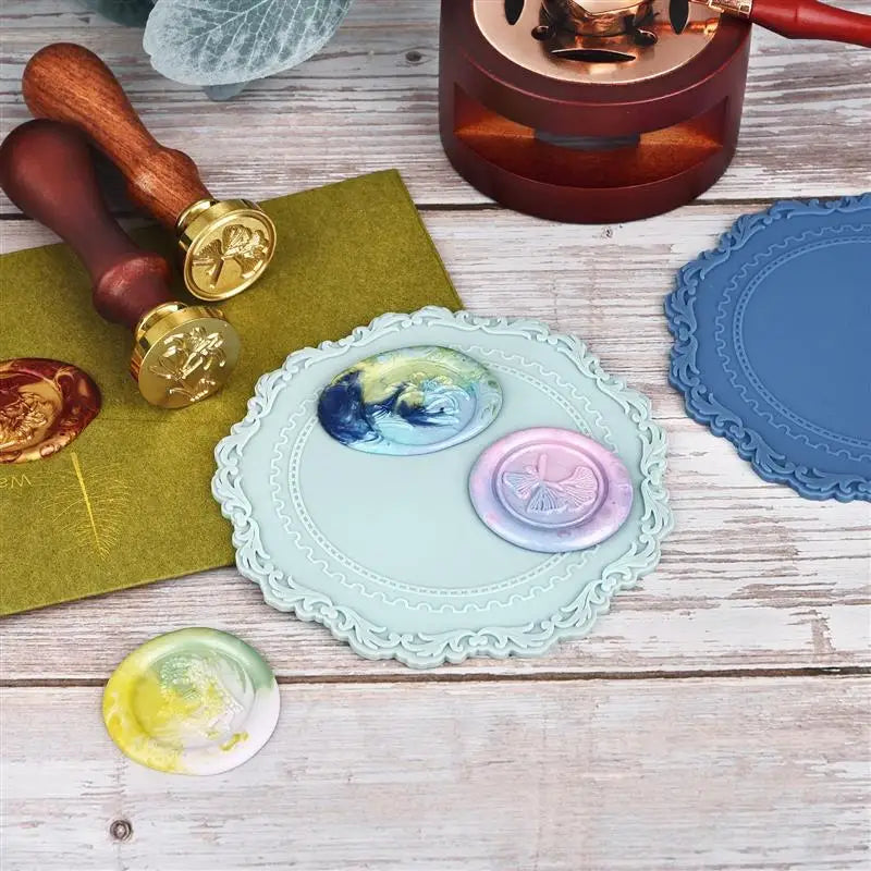 Silicone Wax Seal Stamp Board Kit for DIY Wedding & Party Sealing