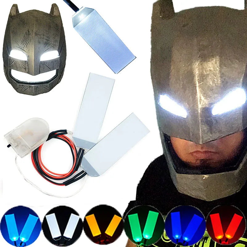 DIY LED Light Mask Kit for Cosplay Helmets - Colorful Light Eyes Accessories