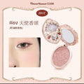 Flower Knows Embossed Blush Face Makeup - Matte Shimmer Waterproof Natural Nude