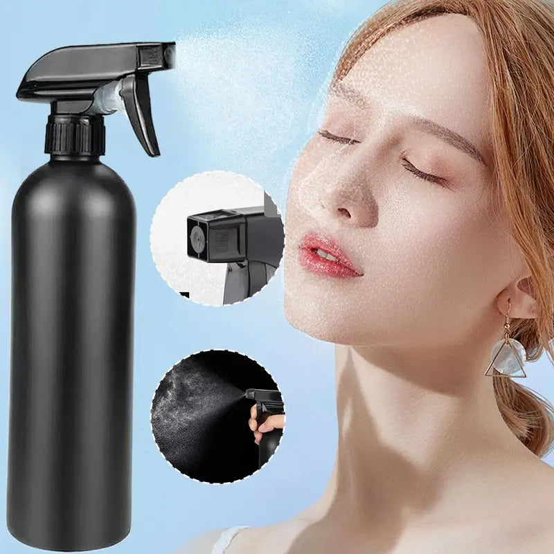 500ML Refillable Spray Bottle - Travel Water Mist Container for Hair & Skin Care