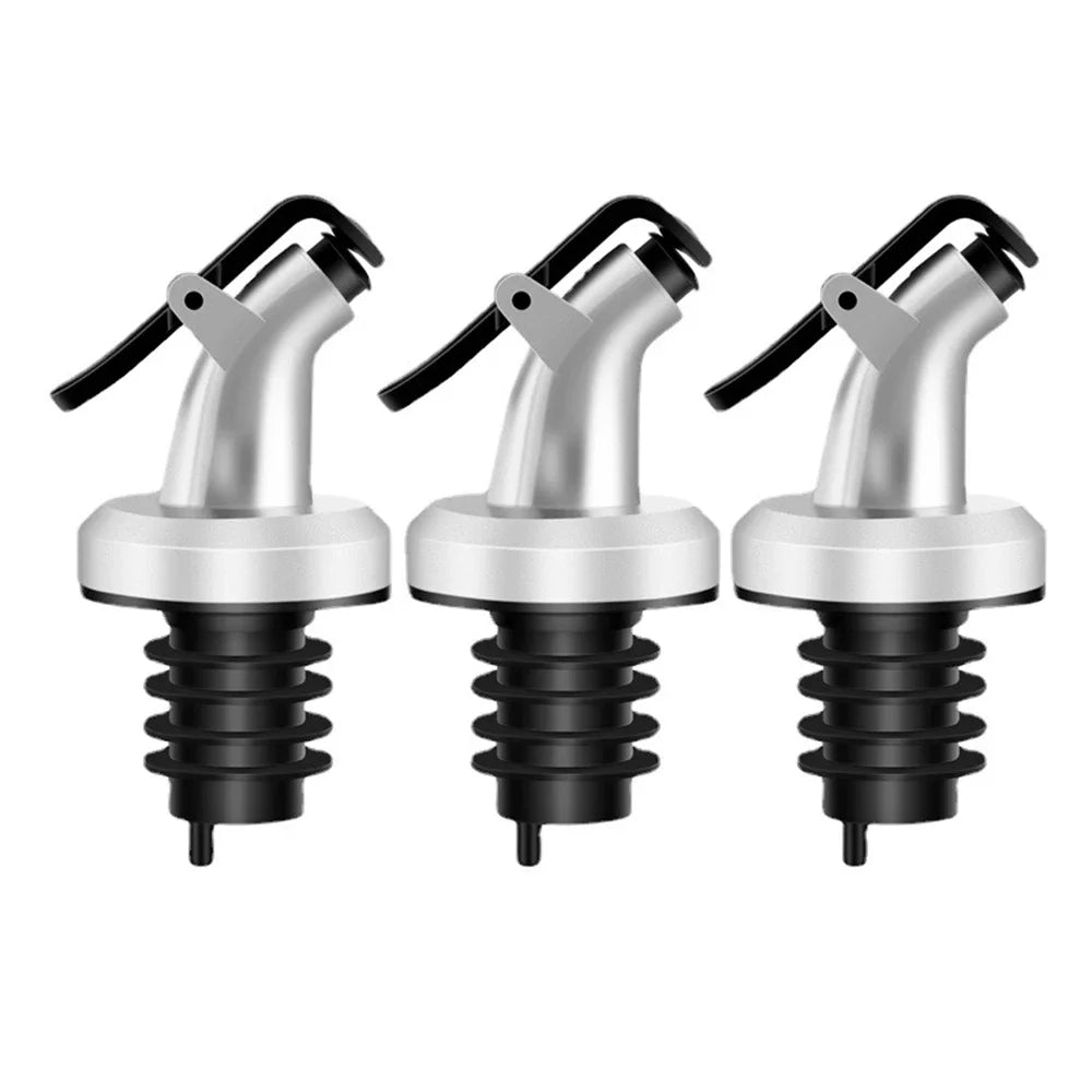 3PCS Oil Dispenser Nozzles for Bottles - Leakproof Plastic Pour Spouts