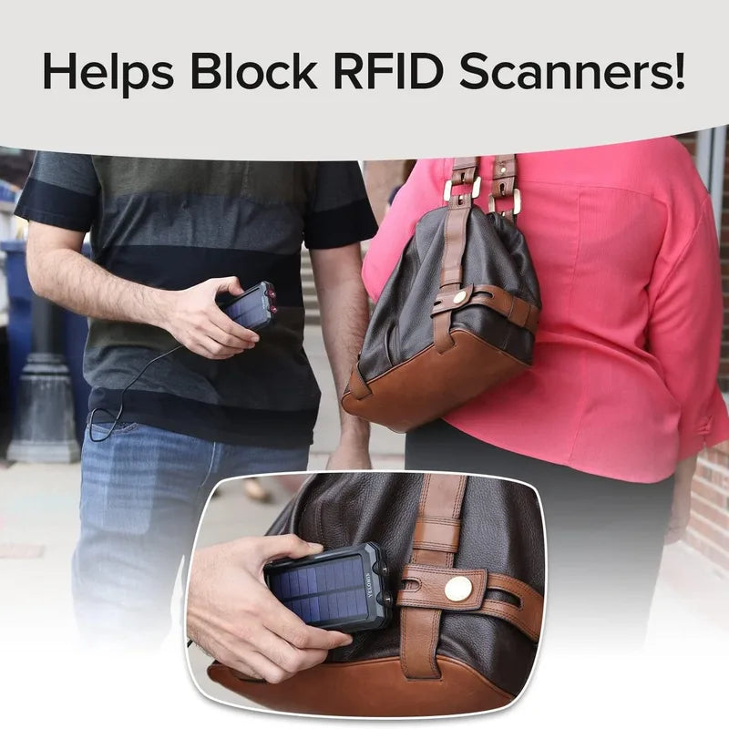 RFID Blocking Wallet for Men with Removable Money Clip - Slim, Crush-Resistant
