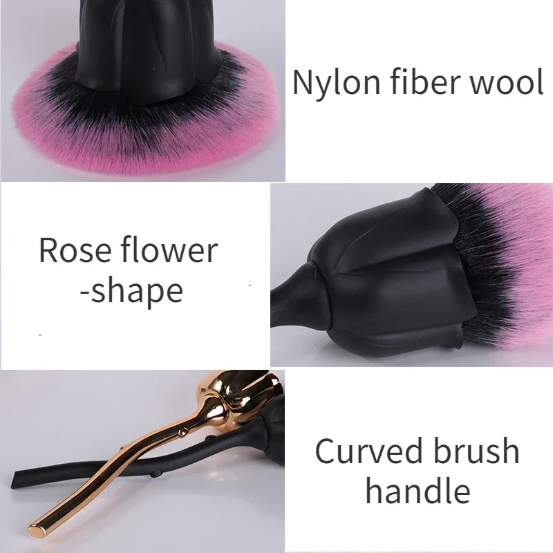 High-Quality Nail Art Brush for Acrylic and Gel Polish Cleaning - Multiple Handle Colors