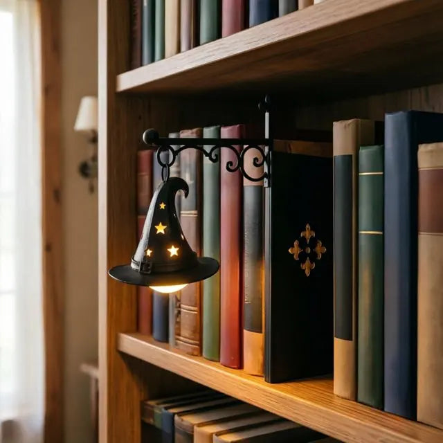 Halloween Retro Wall-Mounted Reading Lamp - Gothic Metal Night Light for Home Decor