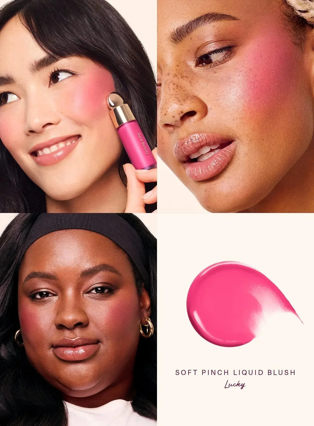 Liquid Blush Shimmer Powder Makeup - Long-Lasting, Easy-to-Blend Face & Lip Stickers