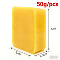 Natural Beeswax Block for Candle Making, Polishing & Leather Care - 45g