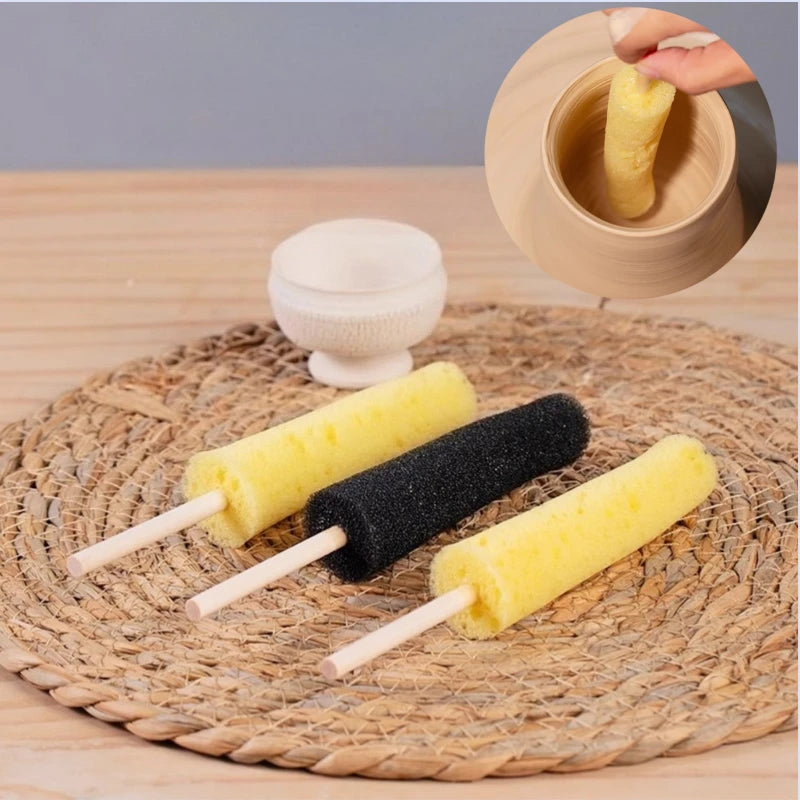 Pottery Pull Blank Water-Absorbing Sponge Stick for Ceramic Finishing