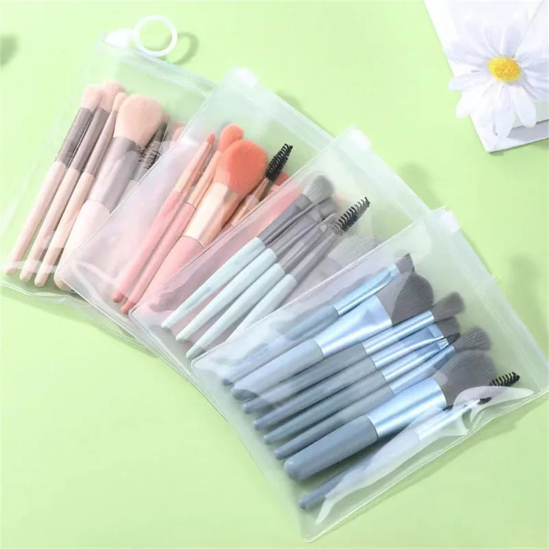 8-Piece Soft Fluffy Makeup Brush Set for Foundation, Blush, Eyeshadow & Powder