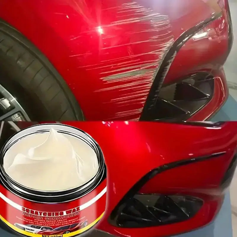 100ml Car Scratch Remover with Sponge - Auto Paint Scratch Repair & Polishing
