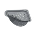 Kitchen Sink Drain Filter Basket - Triangular Food Waste Strainer & Storage Caddy