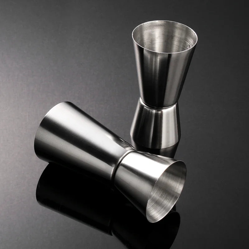 Stainless Steel Cocktail Jigger Measuring Cup Bar Shaker Drink Tool Set