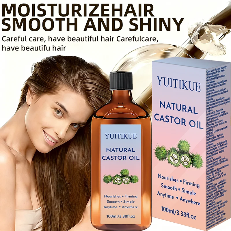 100ml Natural Castor Oil - Nourishing, Firming, Multipurpose Skin & Hair Oil