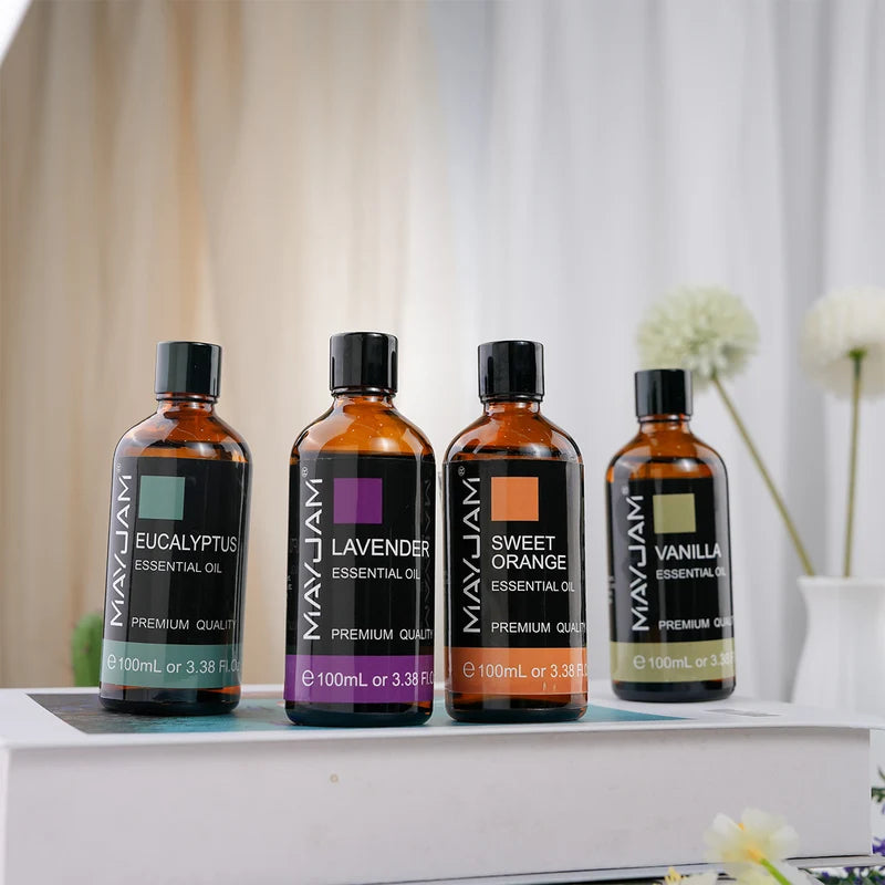 Pure Essential Oil Set - 100ML Aromatherapy Blends for Diffusers & Relaxation