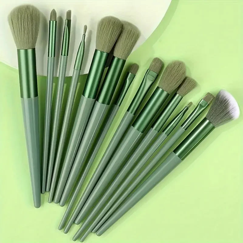 Makeup Brush Set 13 Pcs - Soft Fluffy Face & Eye Makeup Tools for Beauty