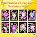 Kids Face Puzzle Stickers Set - 8 Fun DIY Face Decals for Kids' Education & Party Decorations