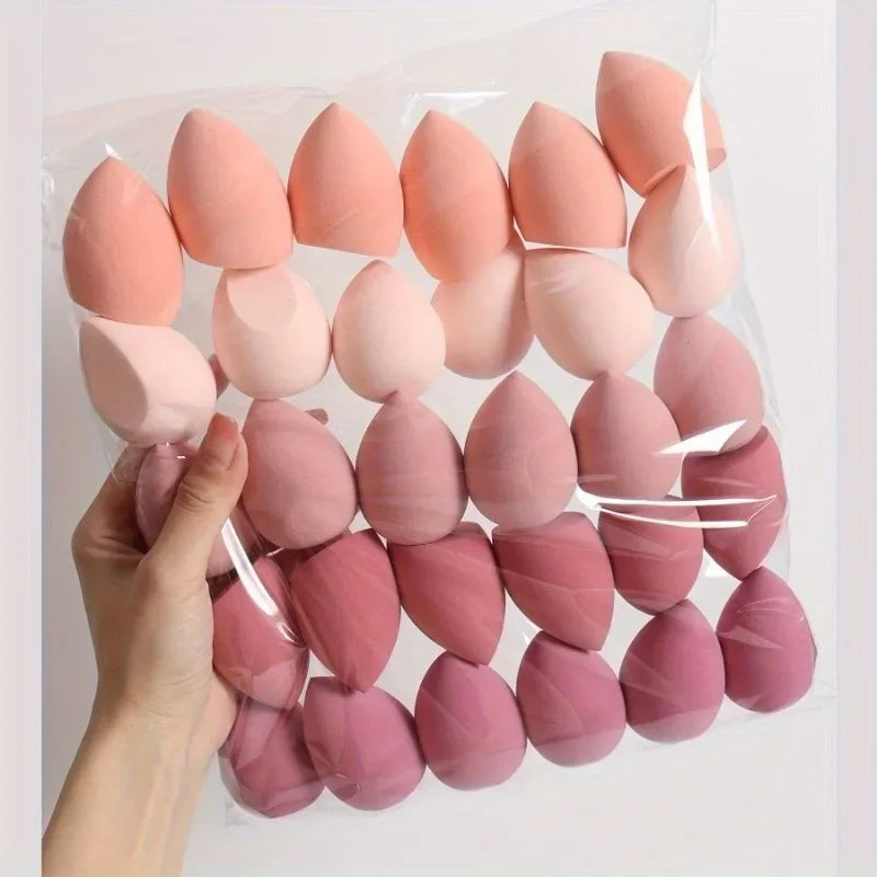 Latex-Free Fragrance-Free Makeup Sponge Set for All Skin Types - 7/18PCS