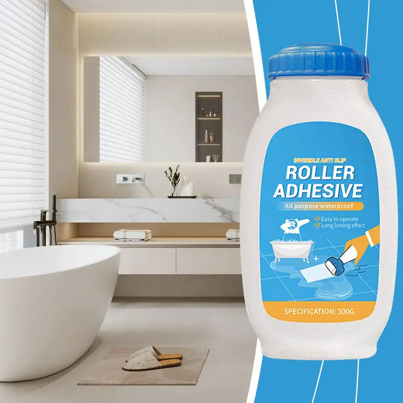 Clear Anti-Slip Coating for Bathtubs & Floors - Non-Skid Bathroom Paint