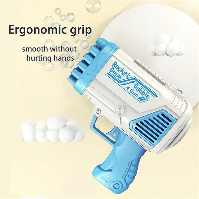 Electric Bubble Machine for Kids 32 Hole Fully Automatic Outdoor Toy No Batteries